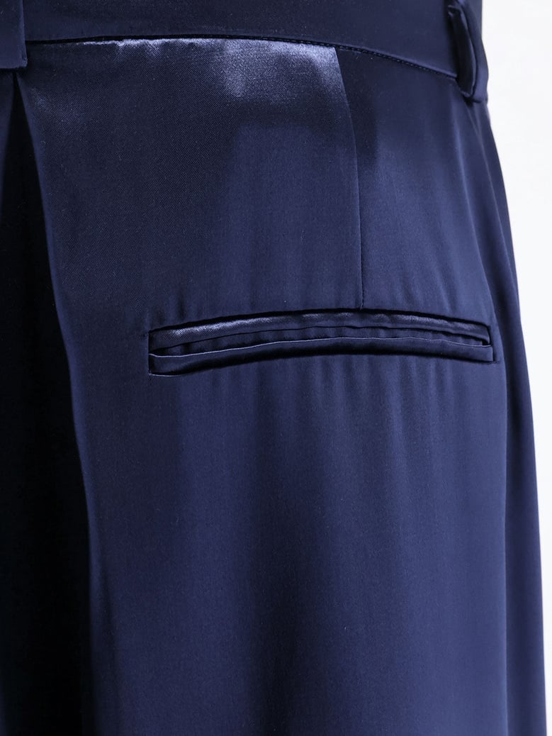 trousers satin blue by Selfnex
