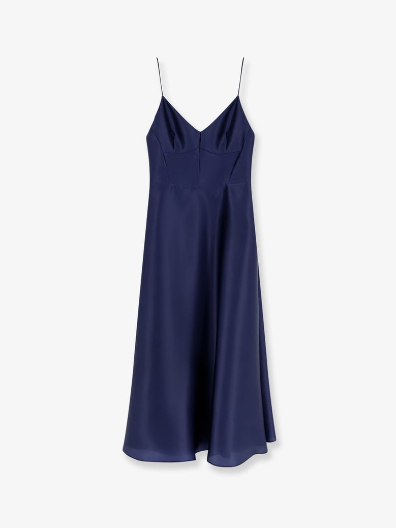 dress silk blue by Selfnex