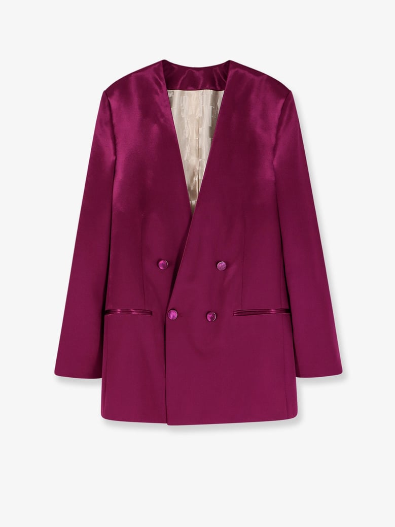 satin blazer by Selfnex