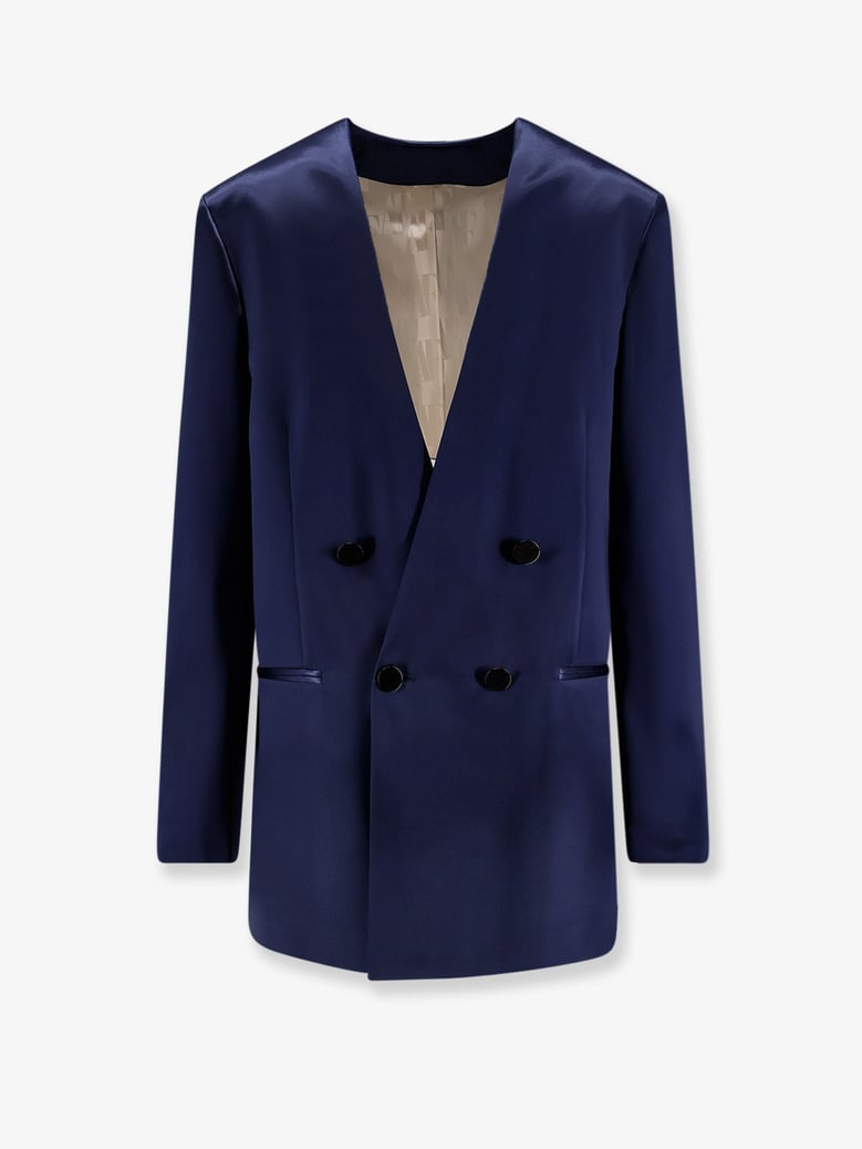 blazer satin blue by Selfnex