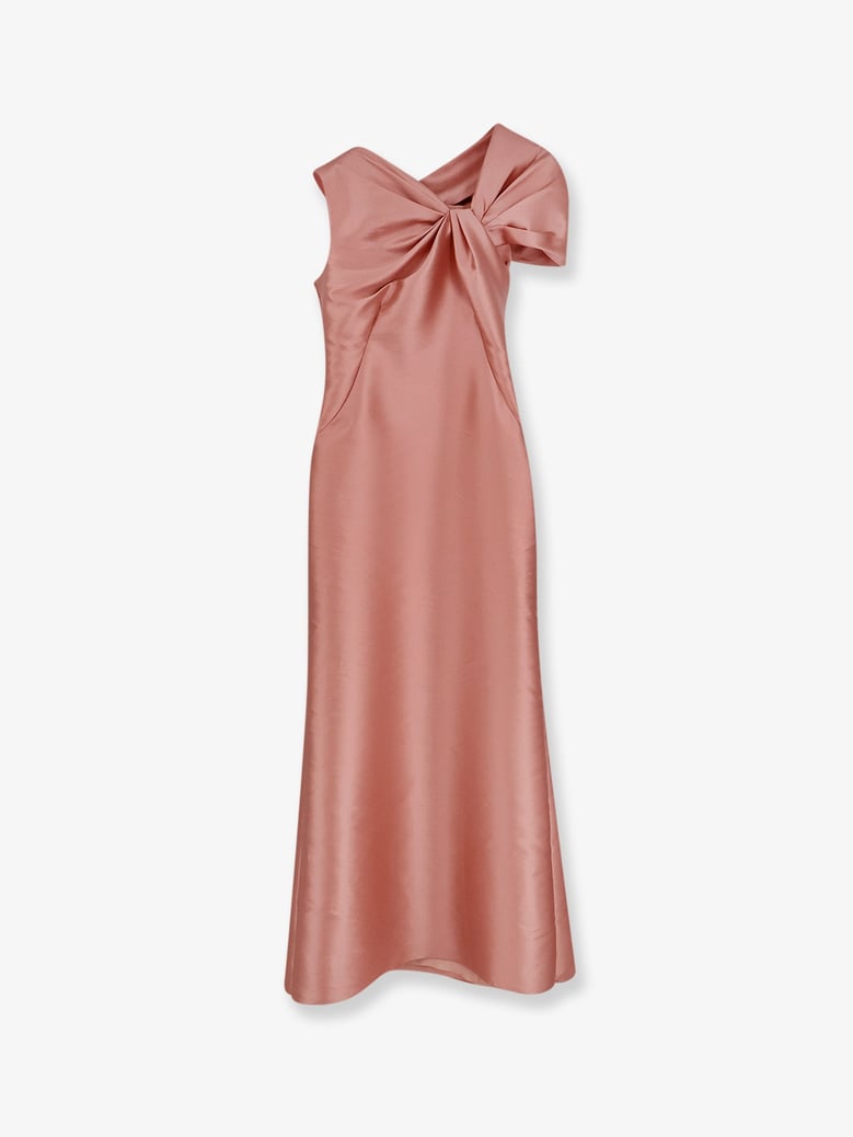 dress mikado long pink by Selfnex