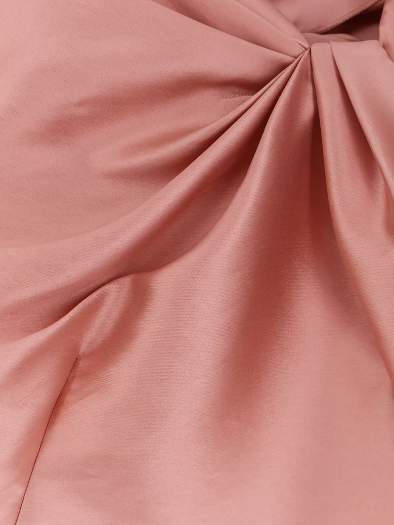 dress mikado long pink by Selfnex
