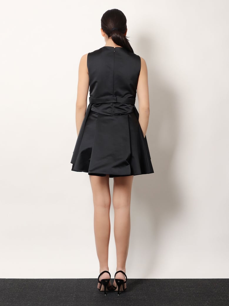 dress taffeta black by Selfnex