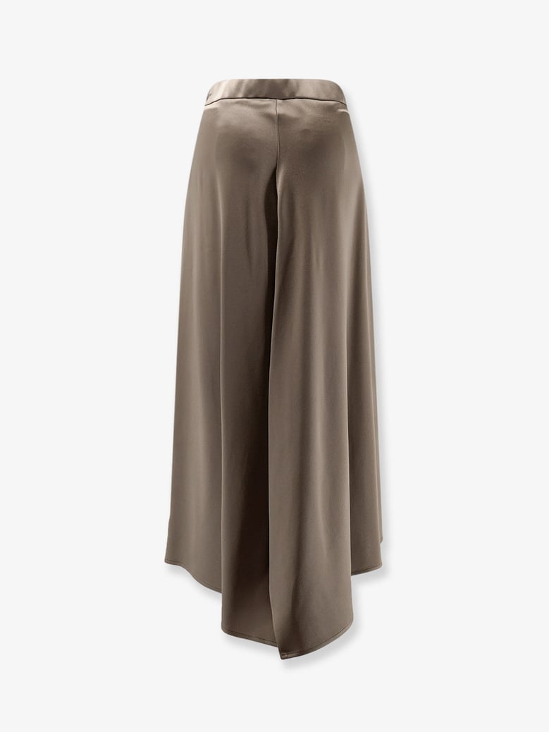 skirt satin green by Selfnex