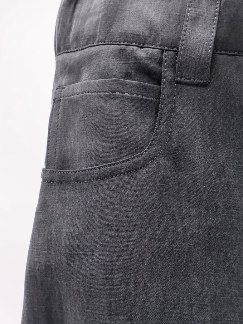 wide-leg trousers lyocell-linen grey by Selfnex