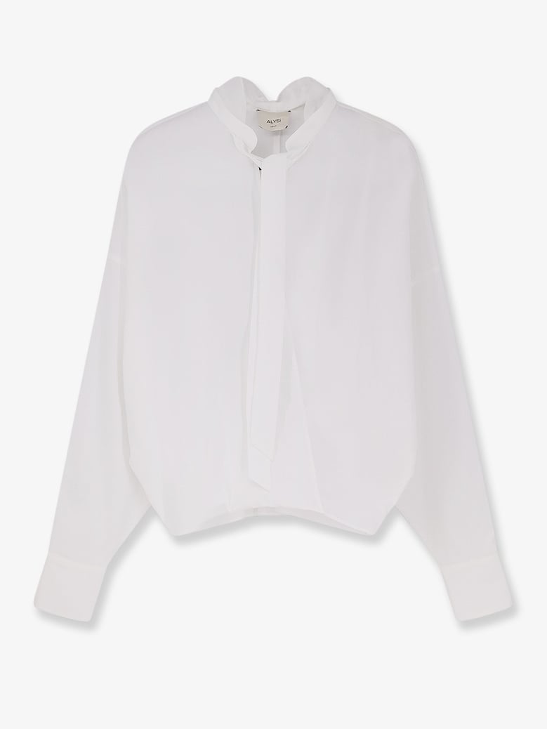 cotton shirt with bow by Selfnex