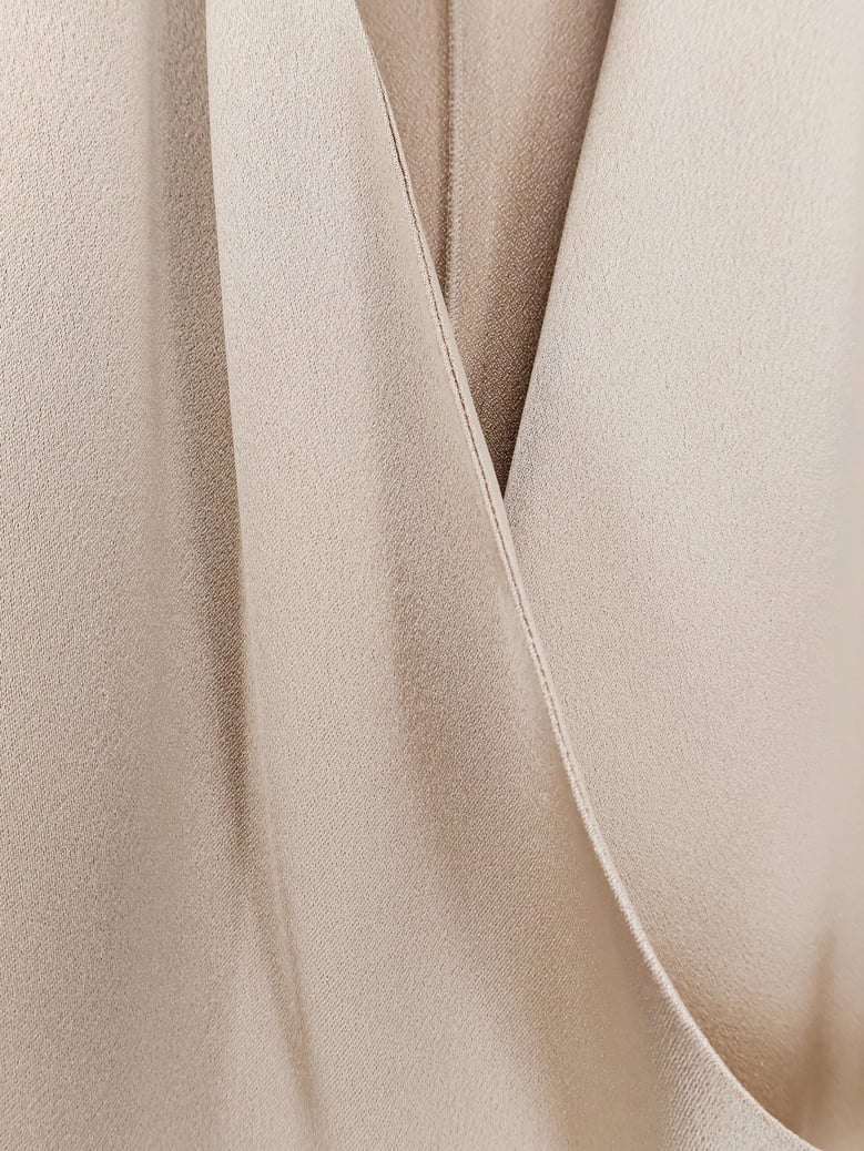 top in satin beige by Selfnex