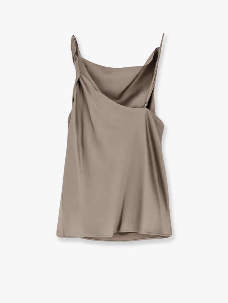 satin top green by Selfnex