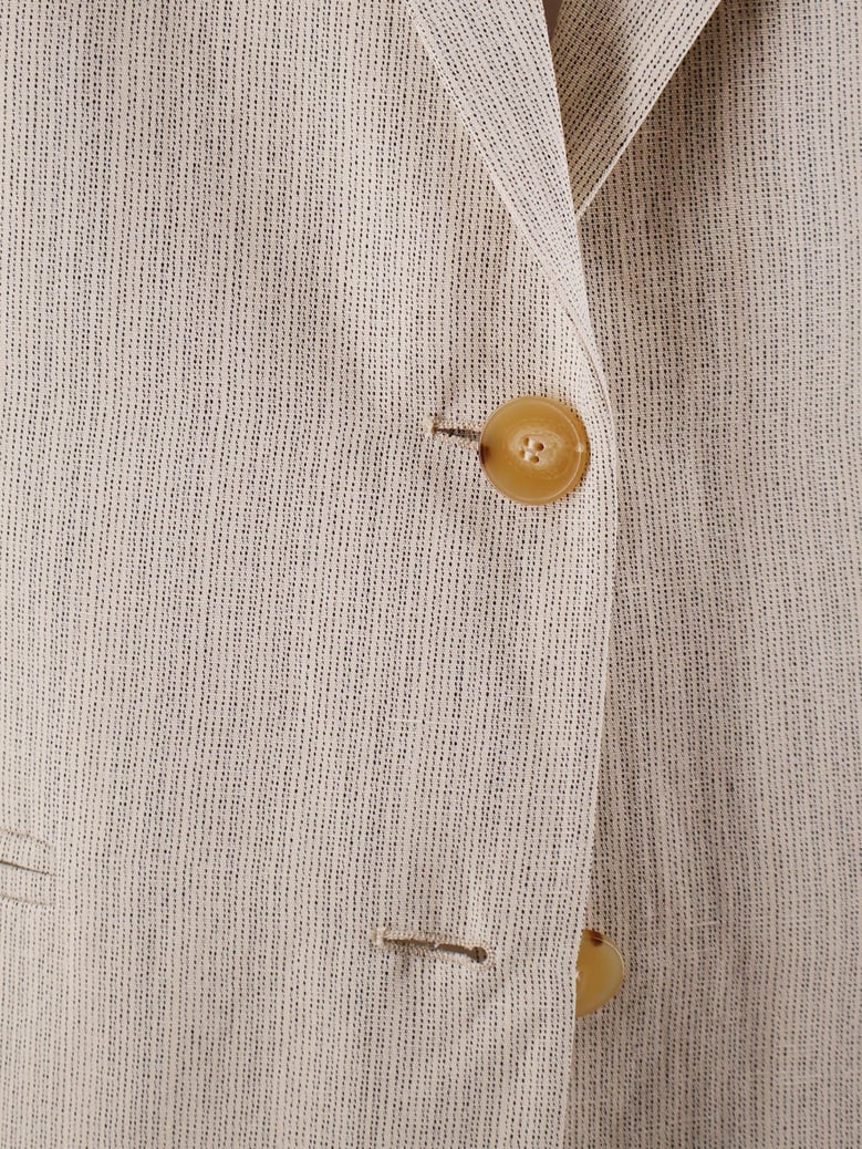 blazer viscose-linen white by Selfnex