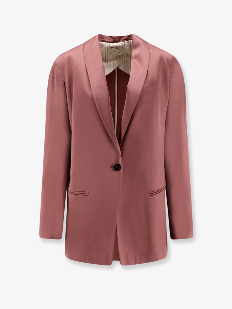 blazer satin pink by Selfnex