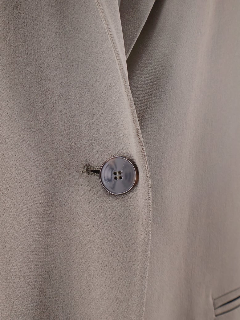 blazer satin grey by Selfnex