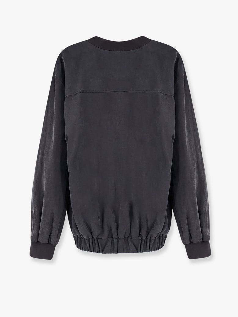 bomber jacket lyocell-linen grey by Selfnex
