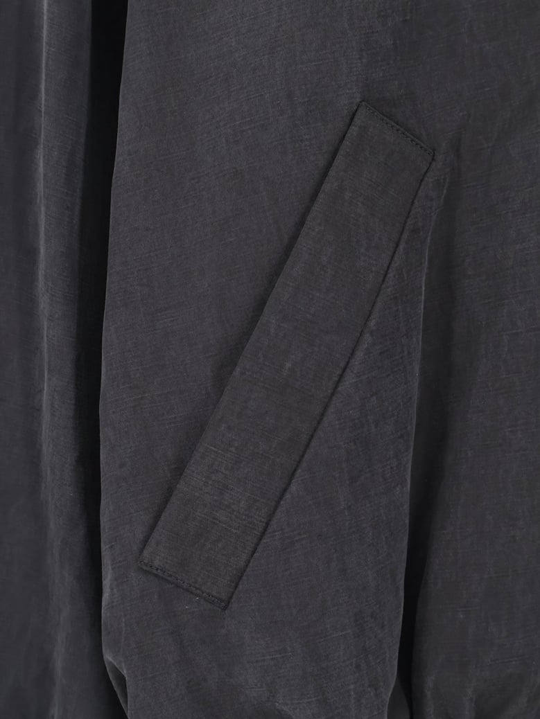 bomber jacket lyocell-linen grey by Selfnex