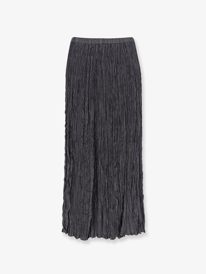 skirt wrinkled viscose grey by Selfnex