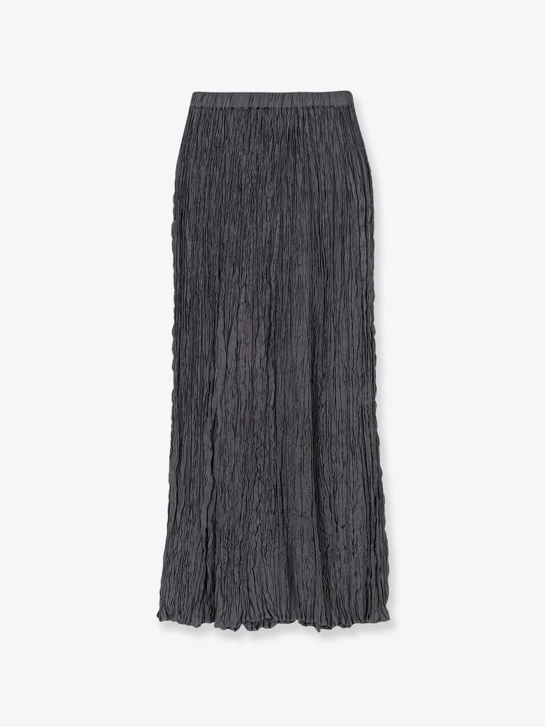 skirt wrinkled viscose grey by Selfnex