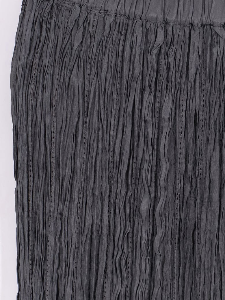 skirt wrinkled viscose grey by Selfnex