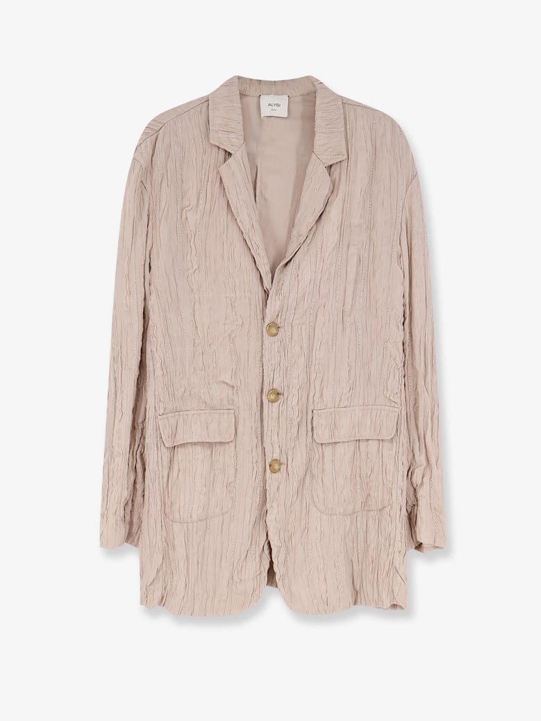 blazer in wrinkled viscose by Selfnex