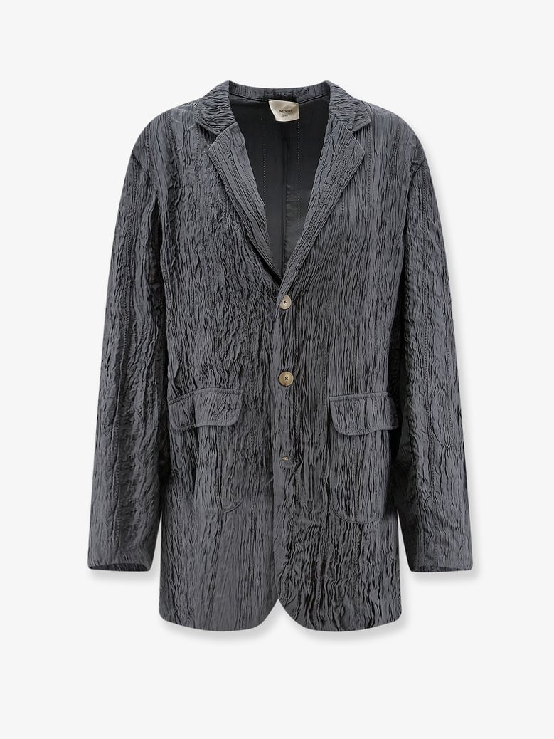 blazer wrinkled grey by Selfnex