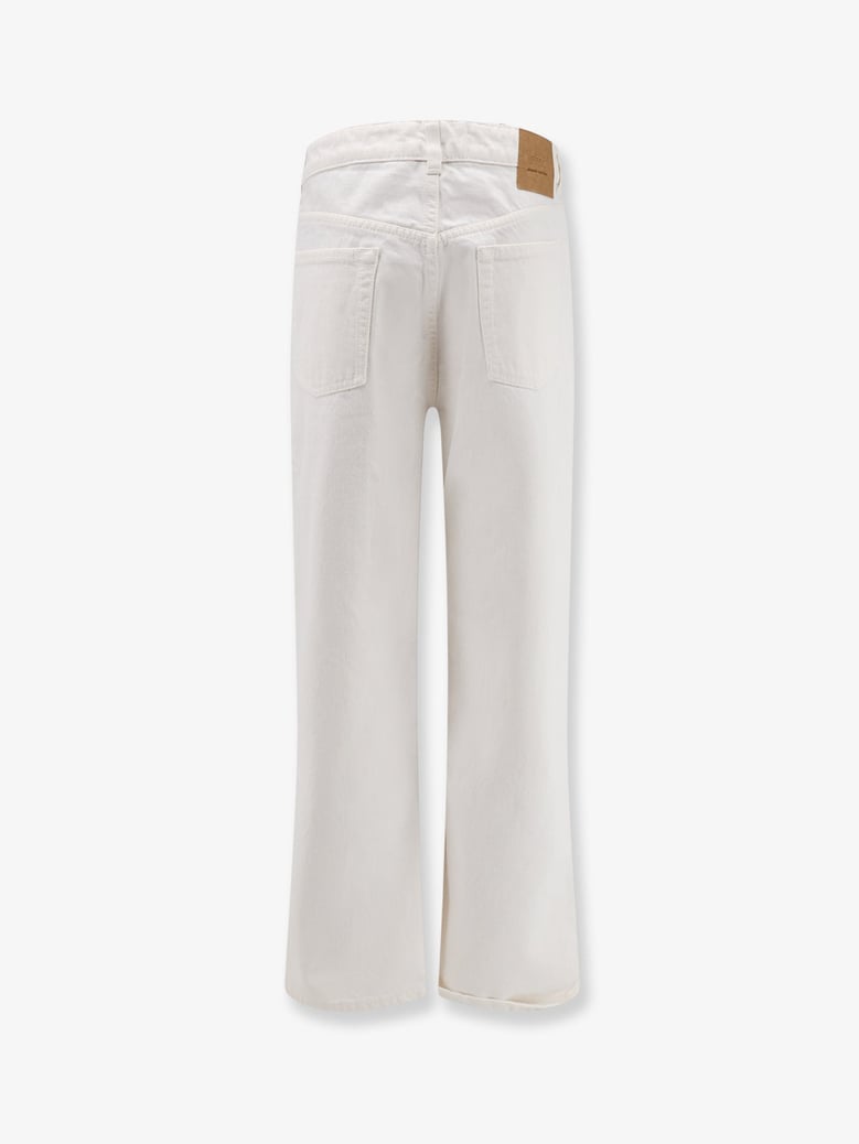 trousers cotton white by Selfnex