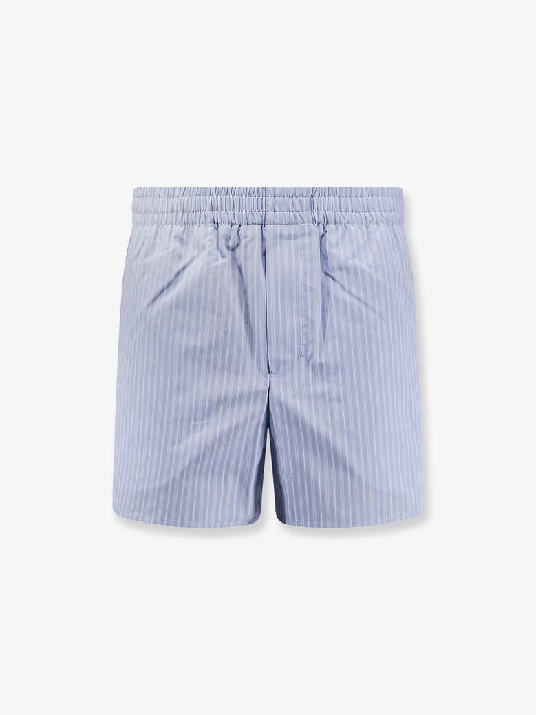 cotton bermuda shorts with striped pattern by Selfnex
