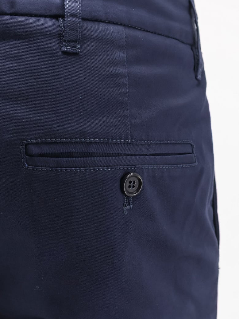 stretch cotton trousers blue by Selfnex