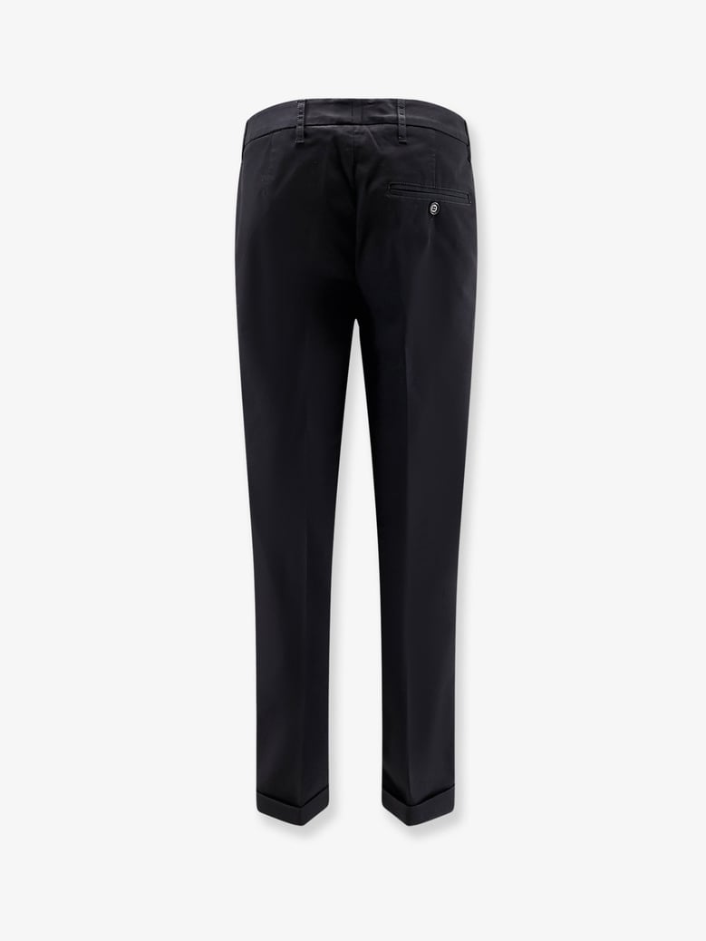 trousers black cotton by Selfnex