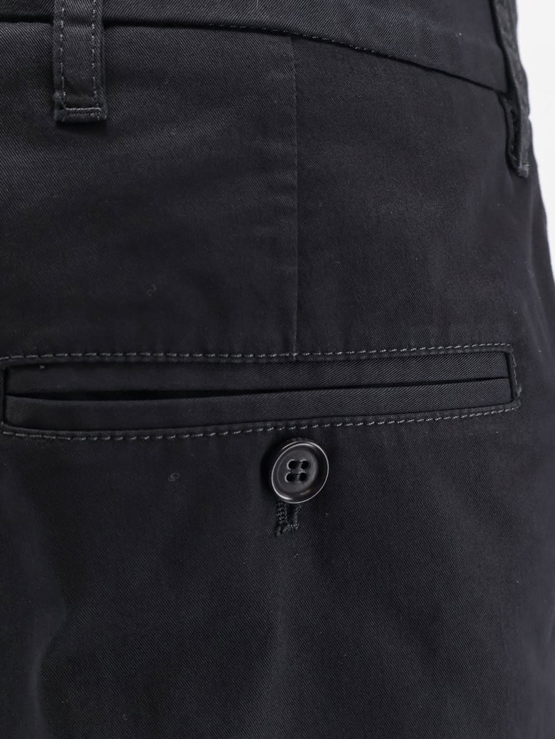 trousers black cotton by Selfnex