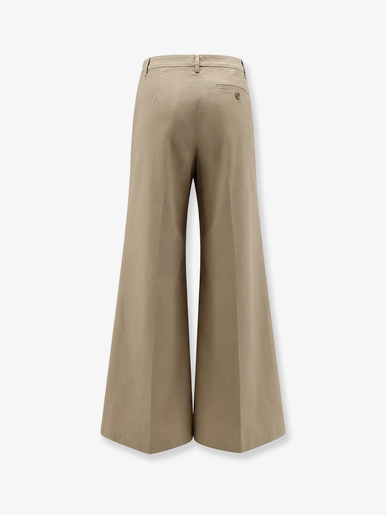 trousers stretch cotton beige by Selfnex