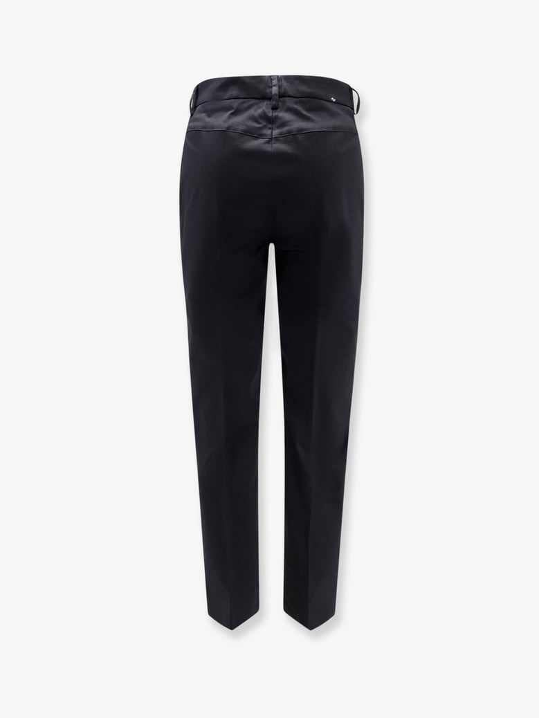 trousers stretch cotton black by Selfnex