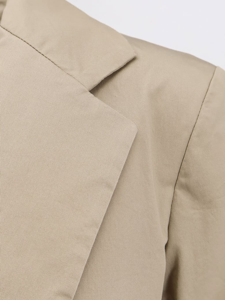 suit stretch cotton beige by Selfnex