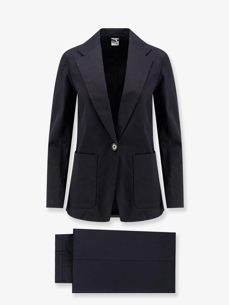 suit — stretch cotton, black by Selfnex