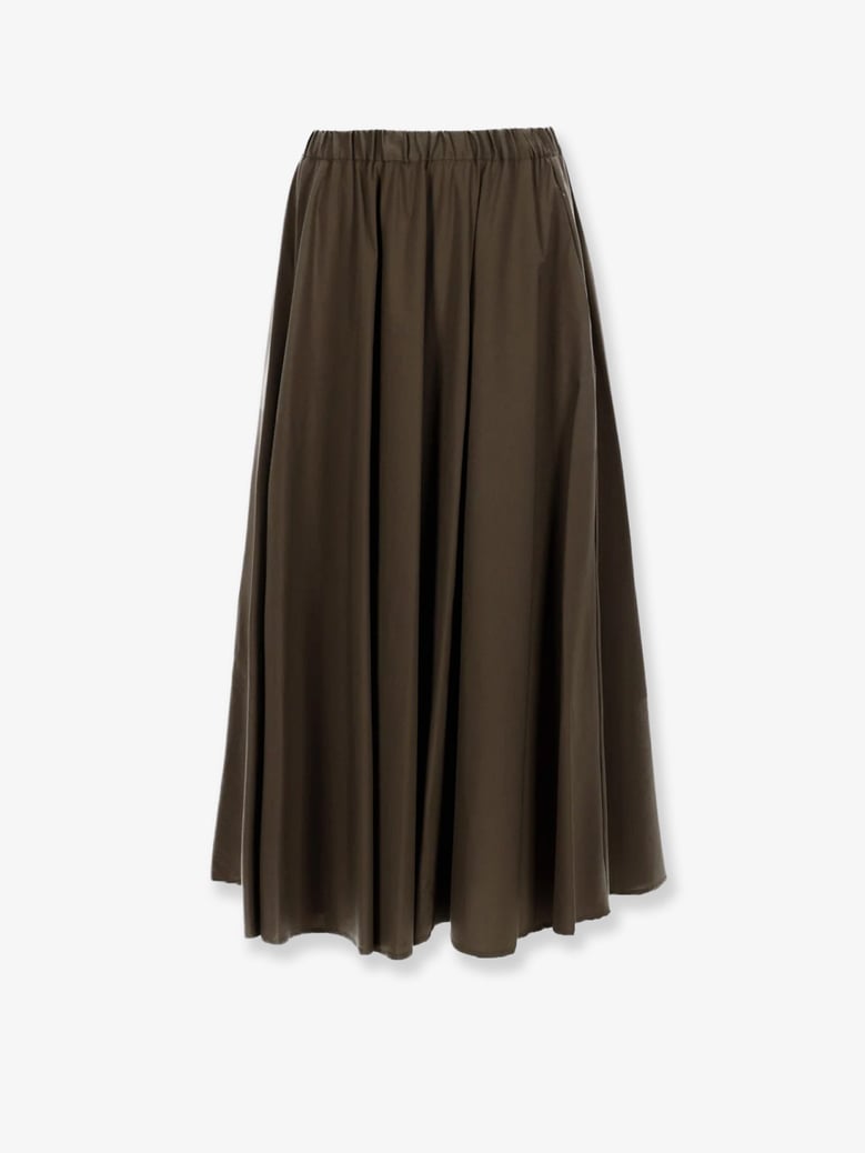 cotton skirt green by Selfnex