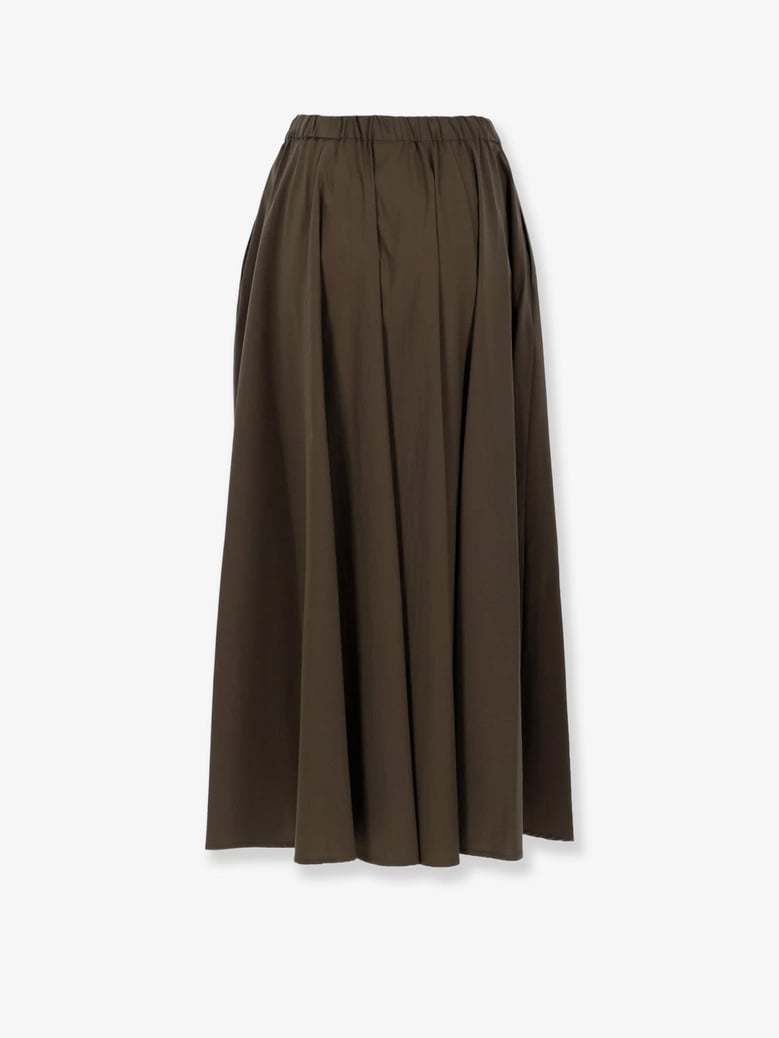 cotton skirt green by Selfnex