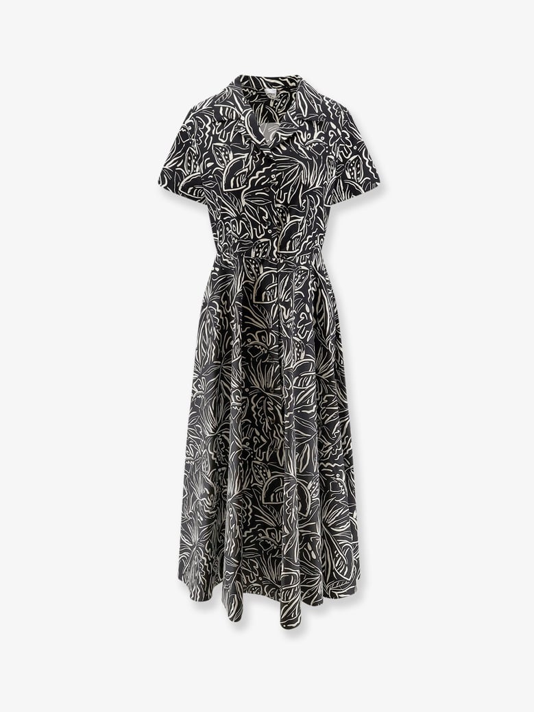 chemisier dress cotton black by Selfnex
