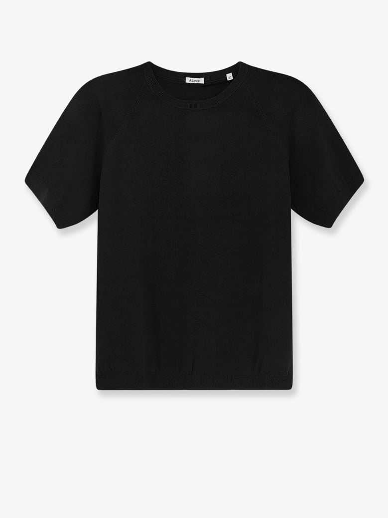 cotton sweater black by Selfnex