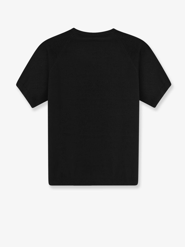 cotton sweater black by Selfnex
