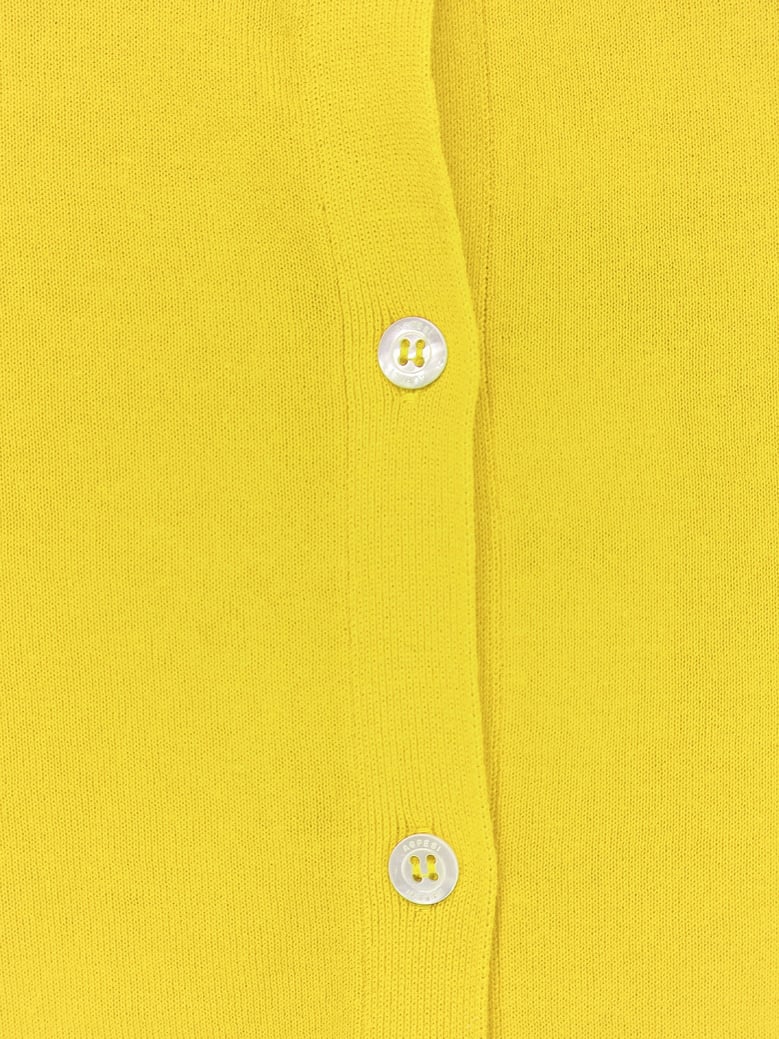 cotton cardigan yellow by Selfnex