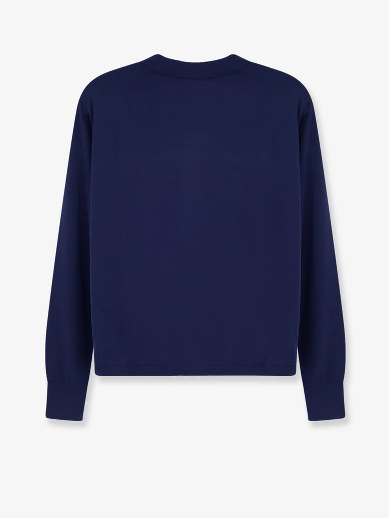 cardigan cotton-silk-linen blue by Selfnex