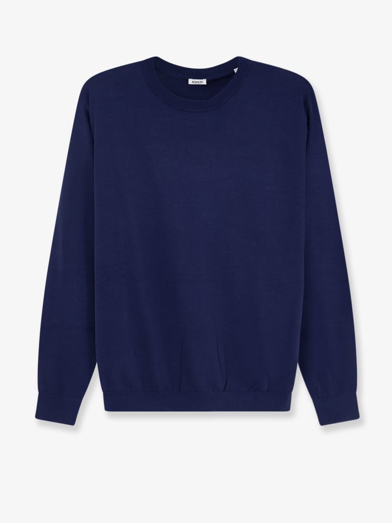 sweater cotton-silk-linen blue by Selfnex