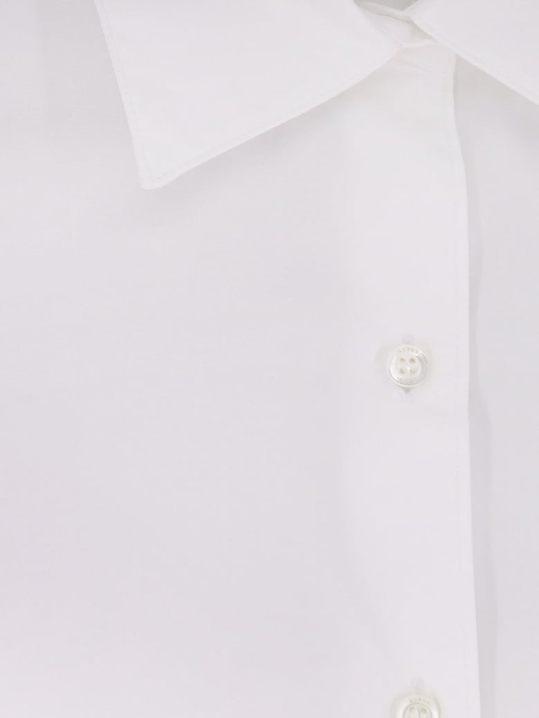 cotton shirt white by Selfnex
