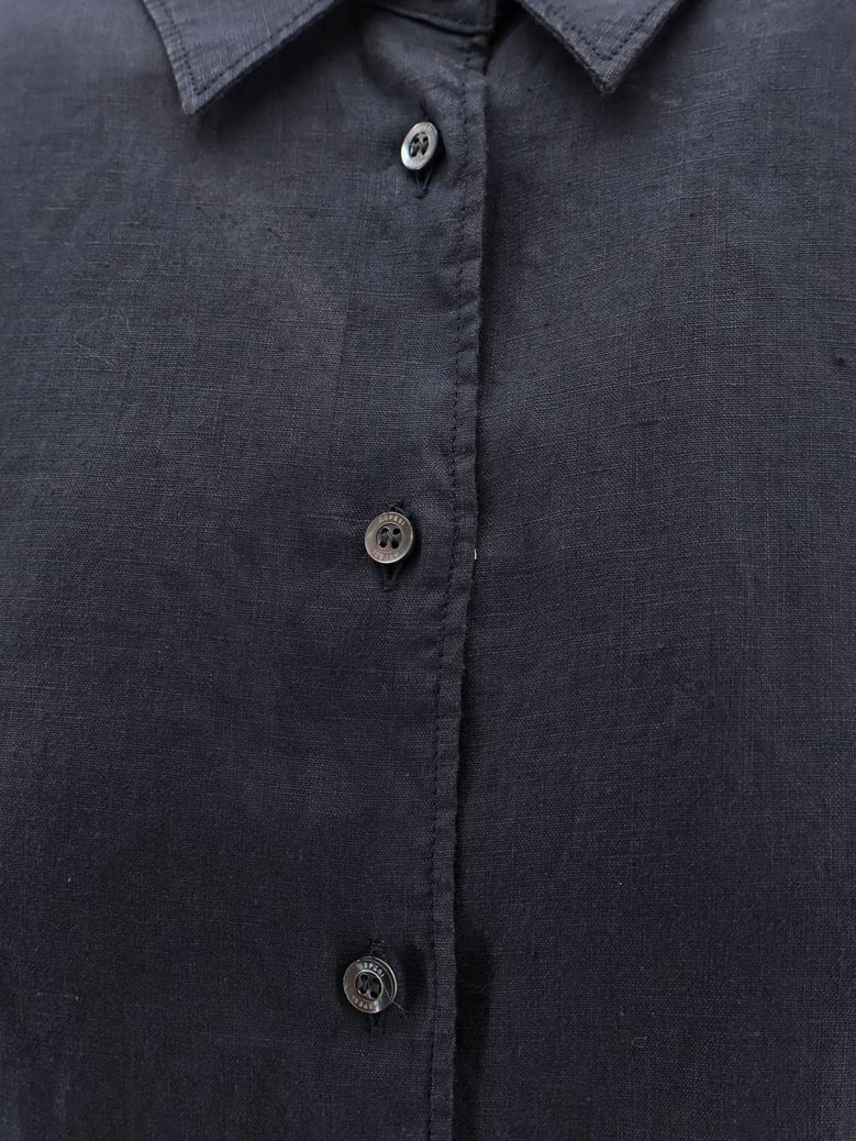 shirt vissuto linen blue by Selfnex