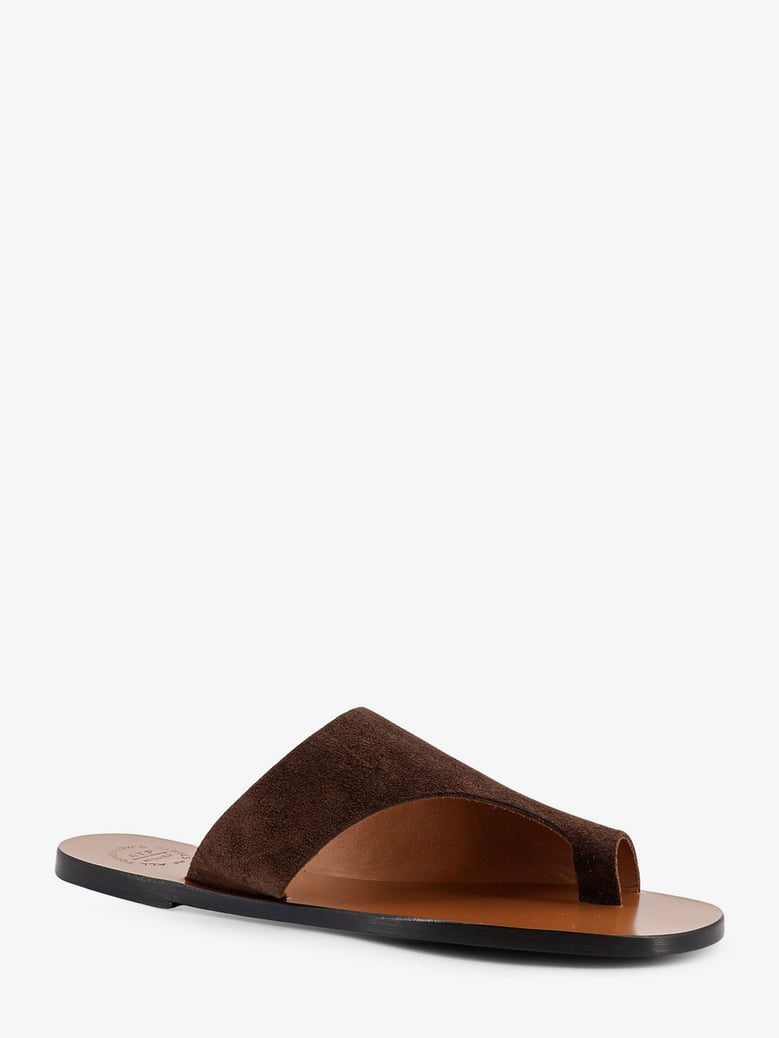 sandals rosa brown suede by Selfnex