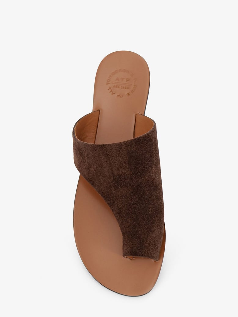 sandals rosa brown suede by Selfnex