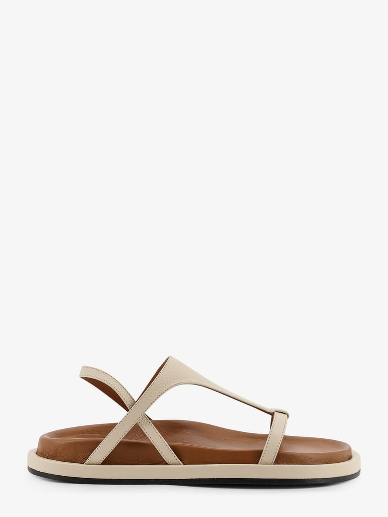 sandals ultimo leather beige by Selfnex