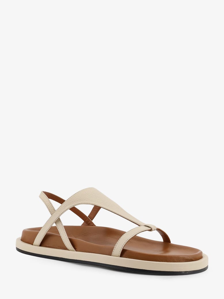 sandals ultimo leather beige by Selfnex