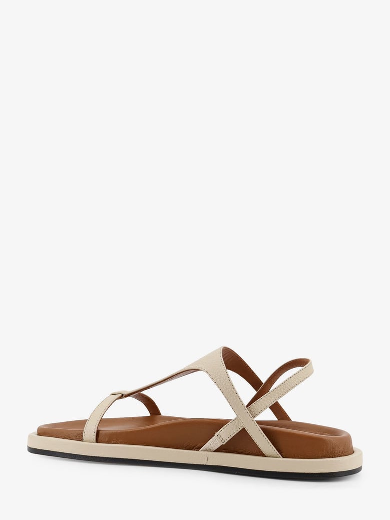 sandals ultimo leather beige by Selfnex