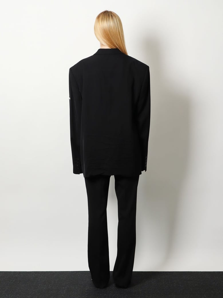 washed viscose blazer by Selfnex