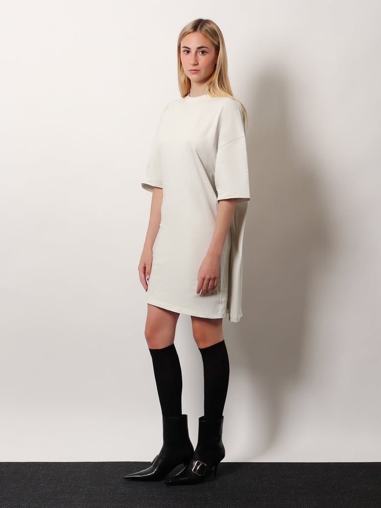 dress short cotton-jersey white by Selfnex