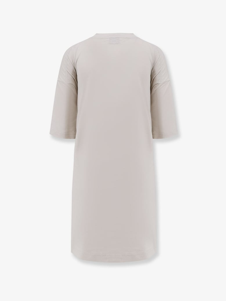 dress short cotton-jersey white by Selfnex