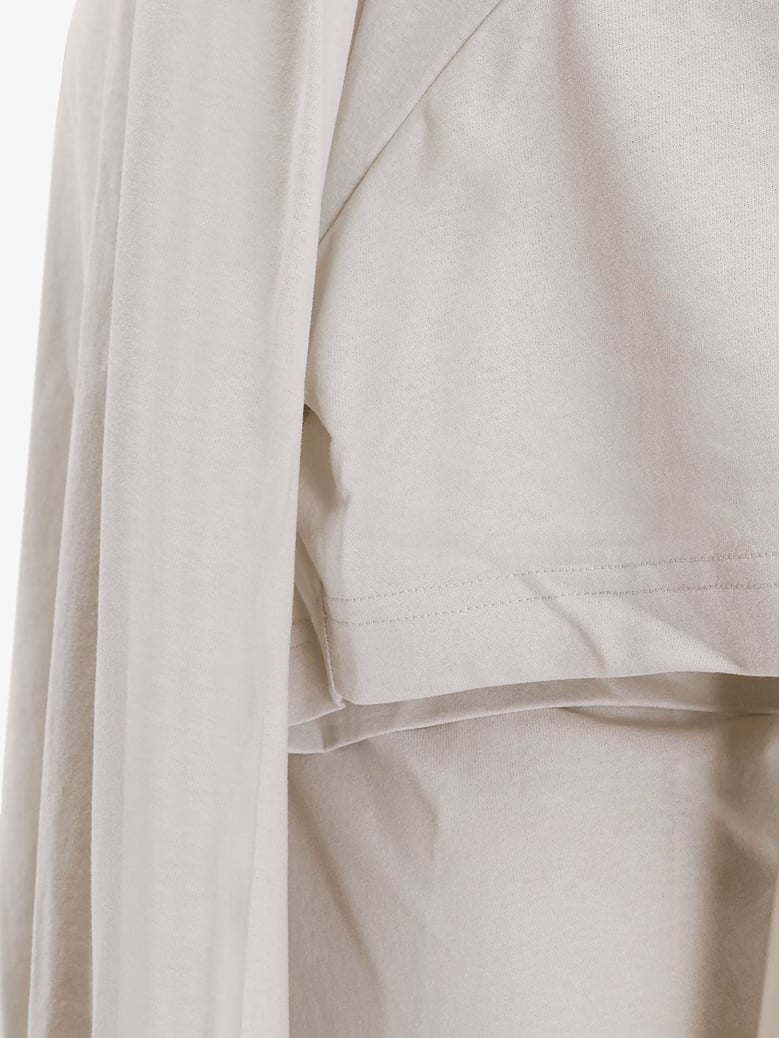 dress short cotton-jersey white by Selfnex